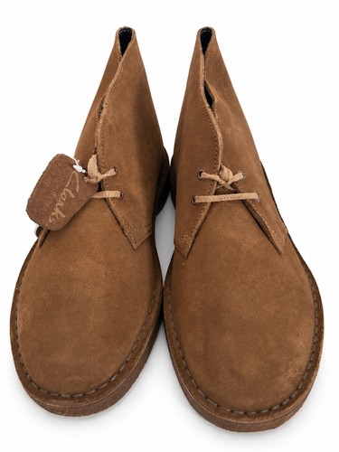Clarks desert boot cola - clarks, suede