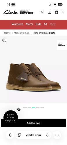 Stivali clarks originals - stivali,